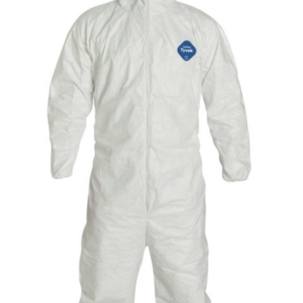 DuPont White Protective Coveralls